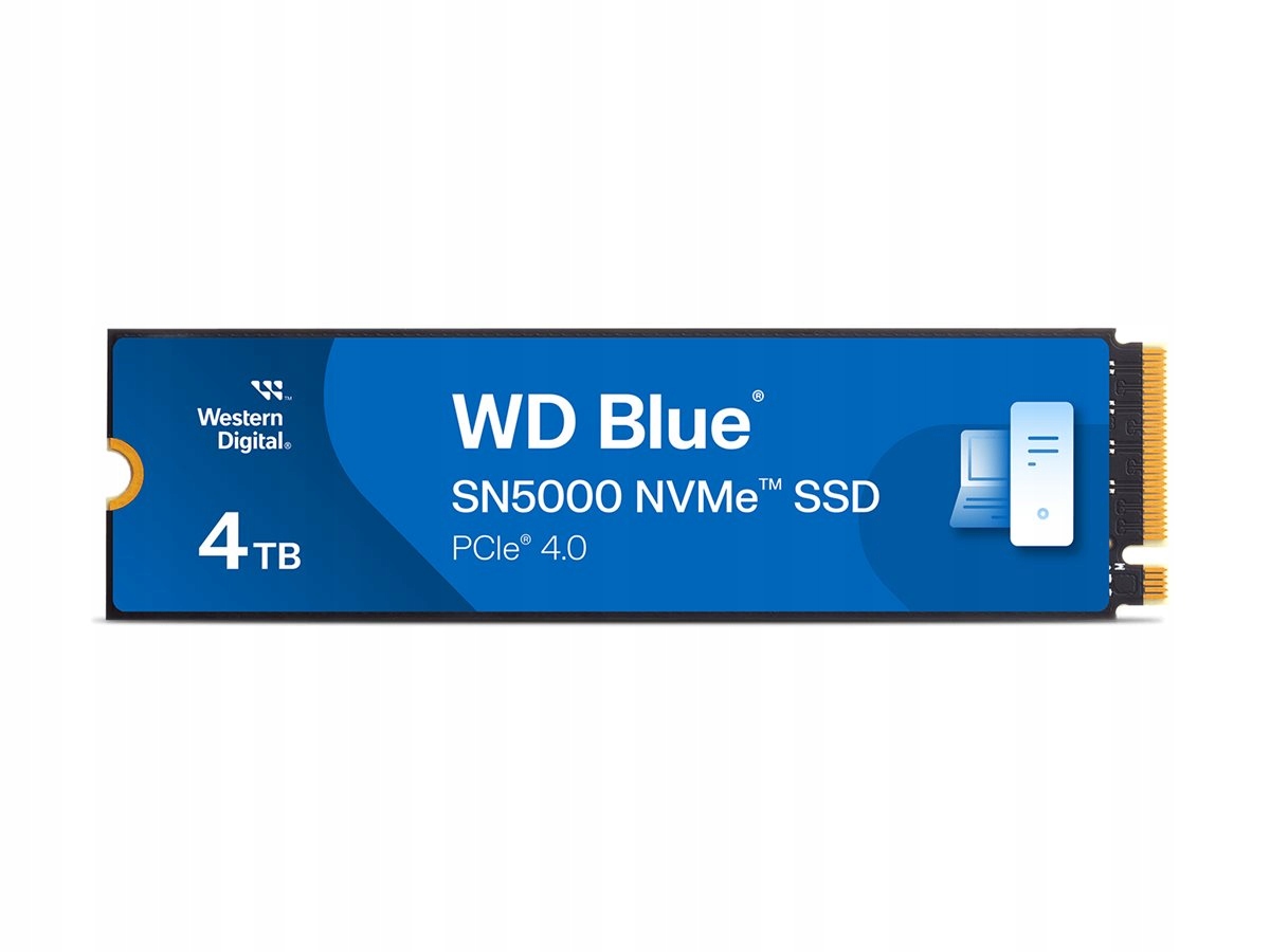 SSD disk WD Blue SN5000 4TB M.2 NVMe WDS400T4B0E